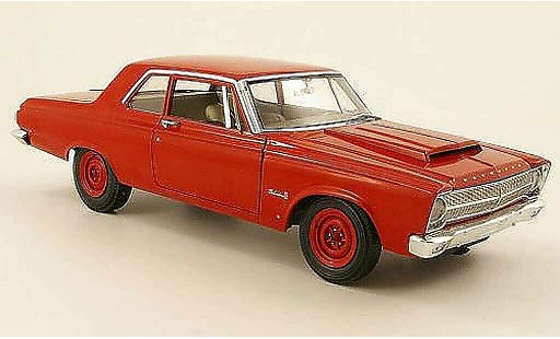 Plymouth Belvedere Belvedere II 1/18 Highway 61 r01 rosso 1965 modellini auto