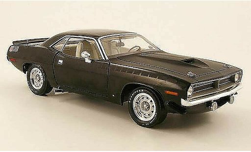 Plymouth Cuda 1970 1/18 Highway 61 aar noir modellini auto