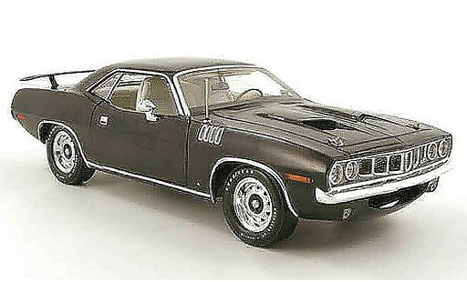 Plymouth Cuda 1971 1/18 Highway 61 383 noir modellini auto