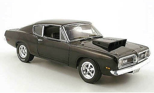 Plymouth Barracuda 1969 1/18 Highway 61 440 noir modellini auto