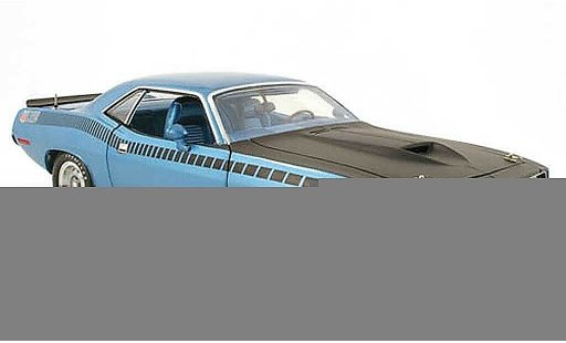 Plymouth Cuda 1970 1/18 Highway 61 aar blu modellini auto