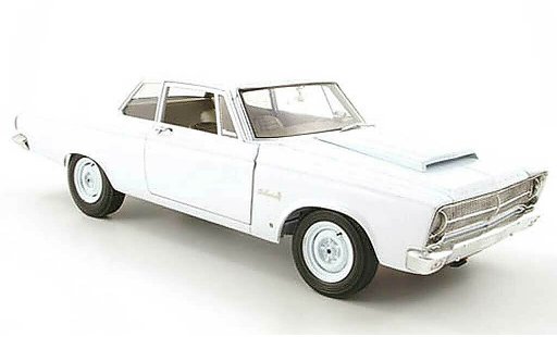 Plymouth Belvedere 1965 1/18 Highway 61 bianco modellini auto