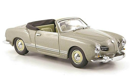 Volkswagen Karmann Ghia Cabriolet 1/43 Minichamps Ghia Cabrio grigio 1957 modellini auto