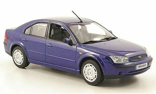 Ford Mondeo Stufenheck 1/43 Minichamps MKIII blu modellini auto