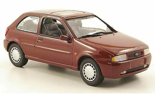 Ford Fiesta MKIV 1/43 Minichamps rosso 3-portes modellini auto