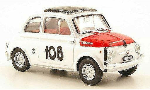 Fiat 595 Abarth 1/43 Brumm No.108 Coppa Gallega 1965 modellini auto