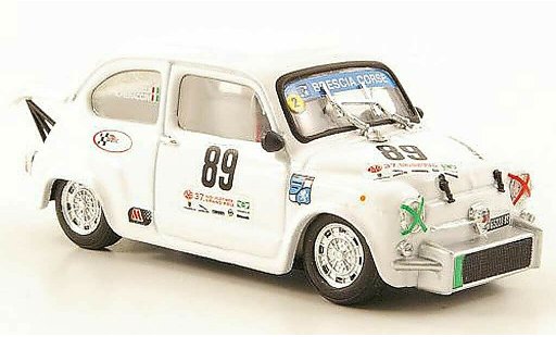 Fiat 850 Abarth TC 1/43 Brumm No.89 24h Classic Nurburgring 2009 modellini auto