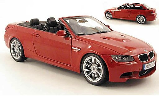 Bmw M3 Cabriolet 1/18 Kyosho E93 rosso modellini auto
