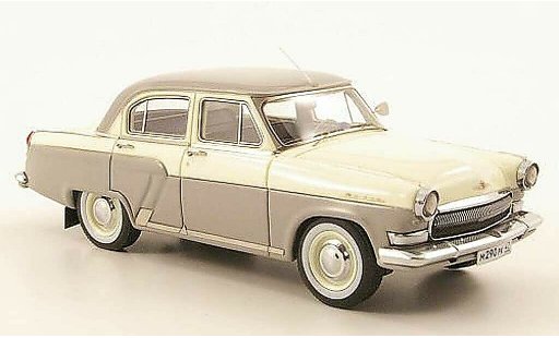 Gaz M21 Base 1/43 Neo grigio/cremebianco 1970 modellini auto