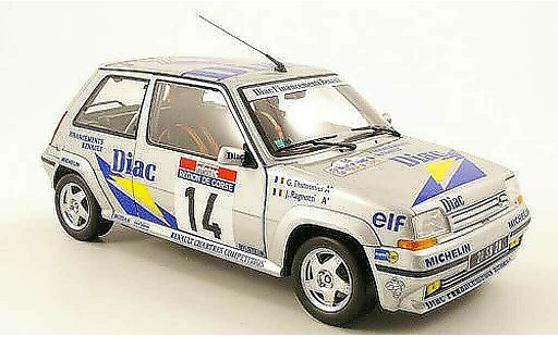 Renault 5 Rallye 1/18 Norev GT Turbo no.14 diac tour de corse 1990 j.ragnotti / g.thimonier modellini auto