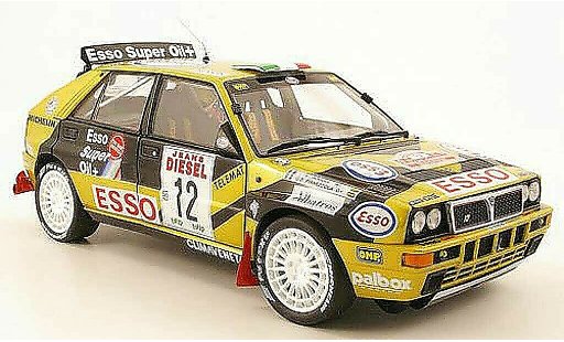 Lancia Delta HF Integrale Evoluzione II 1/18 Kyosho evo 2 no.12 rallye san remo 1993 g.b.pianezzola / l.roggia modellini auto
