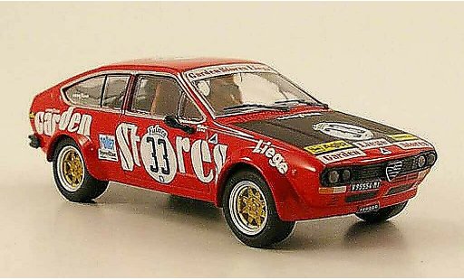 Alfa Romeo Alfetta gtv 2.0 1/43 M4 V Alfetta No.33 1000km Spa 1976 modellini auto