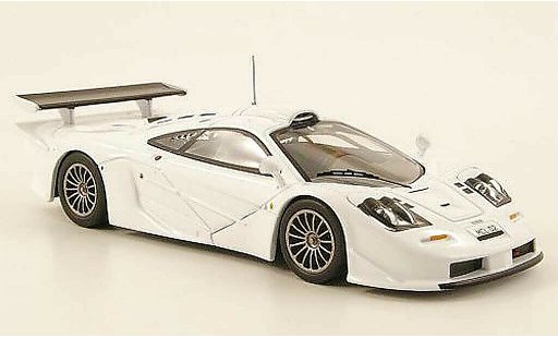 McLaren F1 GTR GTR Long Tail 1/43 IXO bianco Homologationsmodell 1997 modellini auto