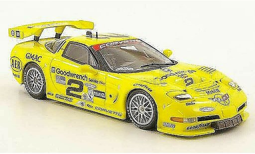 Chevrolet Corvette course 1/43 Minichamps C5 R GTS No.2 vincitore 24h Daytona 2001 modellini auto