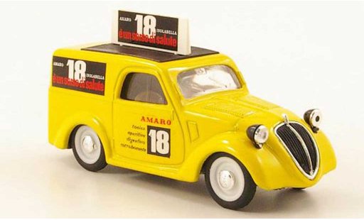 Fiat 500 B 1/43 Brumm Furgoncino Amaro 18 Isolabella 1946 modellini auto
