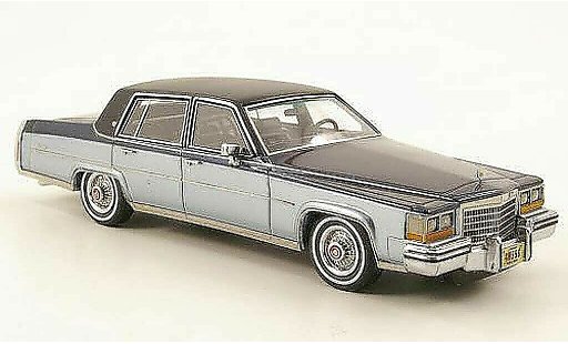 Cadillac Fleetwood Brougham 1/43 Neo blu /nero-blu/nero 1980 modellini auto