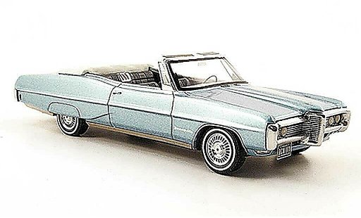 Pontiac Bonneville Convertible 1/43 Neo Convertibile blu 1968 modellini auto