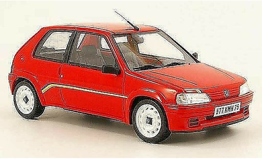 Peugeot 106 Rallye 1/18 Ottomobile Rally phase 1 rosso modellini auto