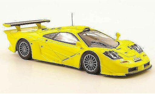 McLaren F1 GTR GTR Long Tail 1/43 IXO giallo Homologationsmodell 1997 modellini auto