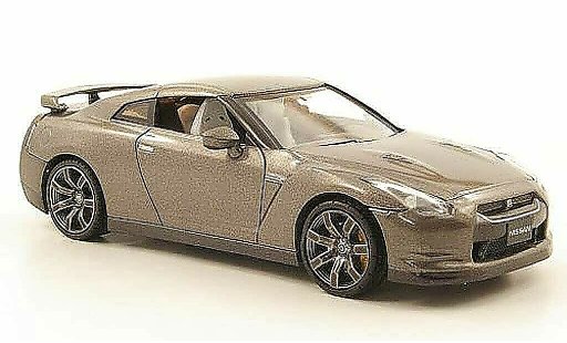 Nissan Skyline R35 1/43 Fujimi GT-R grigio LHD 2007 modellini auto