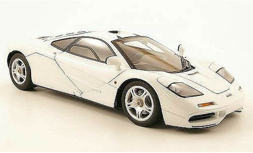 McLaren F1 Base 1/18 Autoart bianco 1994 modellini auto