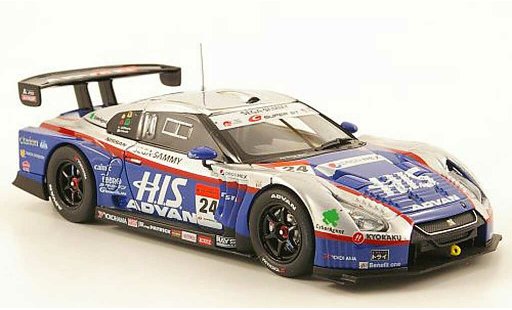 Nissan Skyline R35 1/43 Ebbro GT-R No.24 HIS Advan Super GT500 Sepang 2010 modellini auto