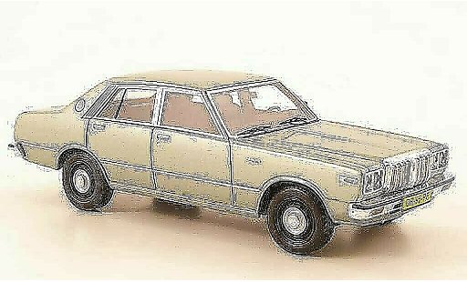 Datsun 200L Berline 1/43 Neo Laurel (C230) grigioverde modellini auto