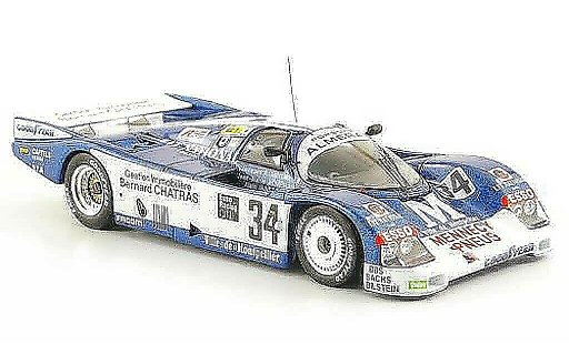 Porsche 962 1989 1/43 Spark C No.34 Almeras 24h Le Mans modellini auto