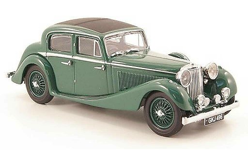 Jaguar SS Base 1/43 Oxford 2.5 litre verde modellini auto
