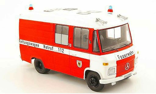 Mercedes L408 Base 1/43 Schuco pompier Dortmund - Rettungswagen modellini auto