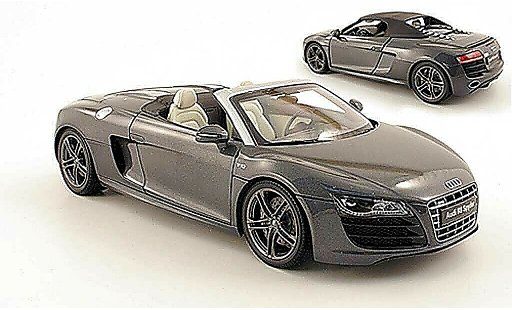 Audi R8 spyder 5.2 fsi 1/18 Kyosho grigio modellini auto
