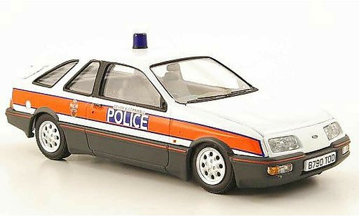 Ford Sierra XR4 1/43 Vanguards i Devon & Cornwall Police Polizia (GB) modellini auto