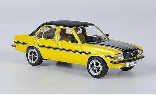 Opel Ascona B SR 1/43 Schuco giallo/nero modellini auto