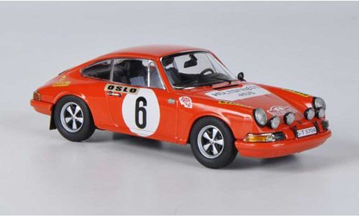 Porsche 911 S 1/43 Schuco S No.6 Waldegaard/Helmer Rally Monte Carlo 1970 modellini auto