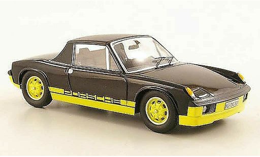 Porsche 914 Base 1/43 Schuco nero/giallo ''Bumblebee'' modellini auto