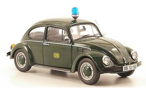 Volkswagen Kafer Base 1/43 Schuco DB Bahnpolizia modellini auto