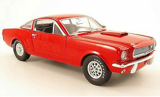 Shelby GT 350 1966 1/18 Shelby Collectibles rosso modellini auto