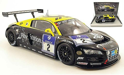 Audi R8 lms 1/18 Spark no.2 playstation 24h nurburgring 2010 abt / collard / luhr / mies modellini auto