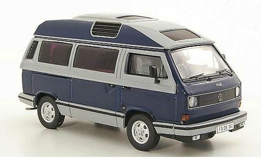 Volkswagen T3 A 1/43 Premium ClassiXXs Dehler-Profi blu/grigio modellini auto