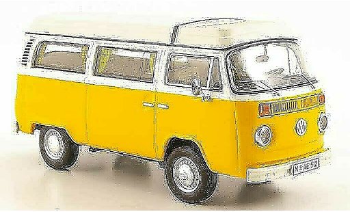 Volkswagen T2 Base 1/43 Premium ClassiXXs Camper avec Aufstelltetto giallo/bianco modellini auto