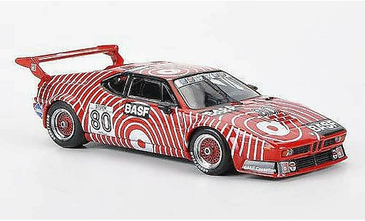 Bmw M1 1980 1/43 Minichamps No.80 Team GS Sport BASF H.J.pezzo Serie modellini auto