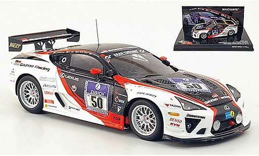 Lexus LFA Gazoo Racing 1/43 Minichamps No.50 24h ADAC Nurburgring 2010 modellini auto