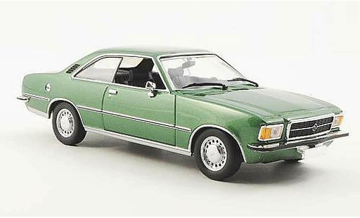 Opel Rekord D 1/43 Minichamps Coupe verde 1975 modellini auto