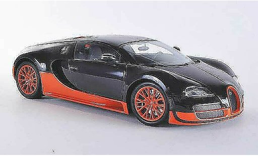 Bugatti Veyron Super Sport 1/18 Minichamps carbon/orange 2011 modellini auto