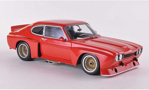 Ford Capri RS 2600 1/18 Minichamps rosso Plain Body Version 1974 modellini auto