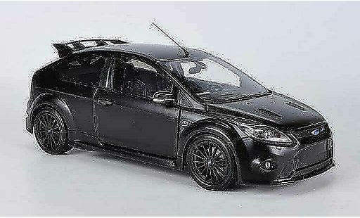 Ford Focus RS 500 1/18 Minichamps mat nero 2010 modellini auto