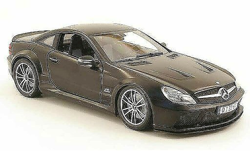 Mercedes Classe SL 65 1/18 Minichamps amg (r230) nero series opaconero 2009 modellini auto
