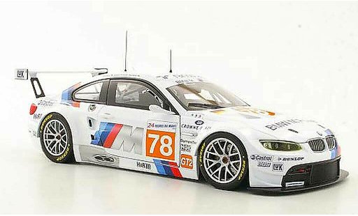 Bmw M3 gt2 1/18 Minichamps E92 Motorsport Mueller / Farfus / Alzen24h Le Mans 2010 modellini auto