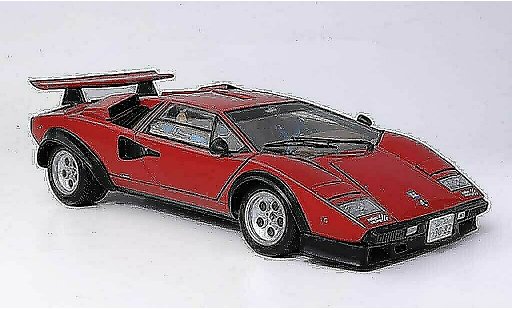 Lamborghini Countach 5000 S 1/18 Kyosho Walter Wolf rosso modellini auto