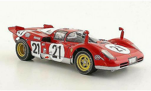 Ferrari 512 S 1/18 Hot Wheels Elite No.21 Giunti / Vaccarella / Andretti 12h Sebring 1970 modellini auto